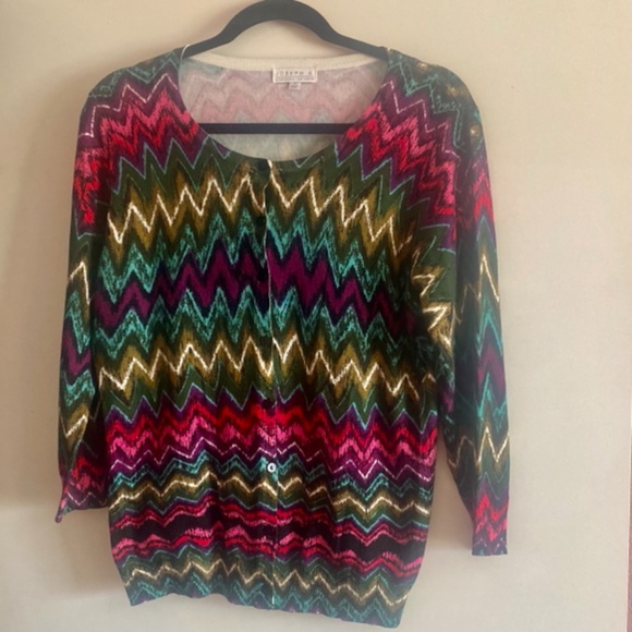 Joseph A Colorful Sweater - Picture 4 of 7